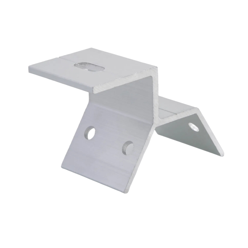 Алюминиевый сплав зажим с двойными болтами и зубчатым захватом для виброустойчивого структурного крепления для солнечной крыши