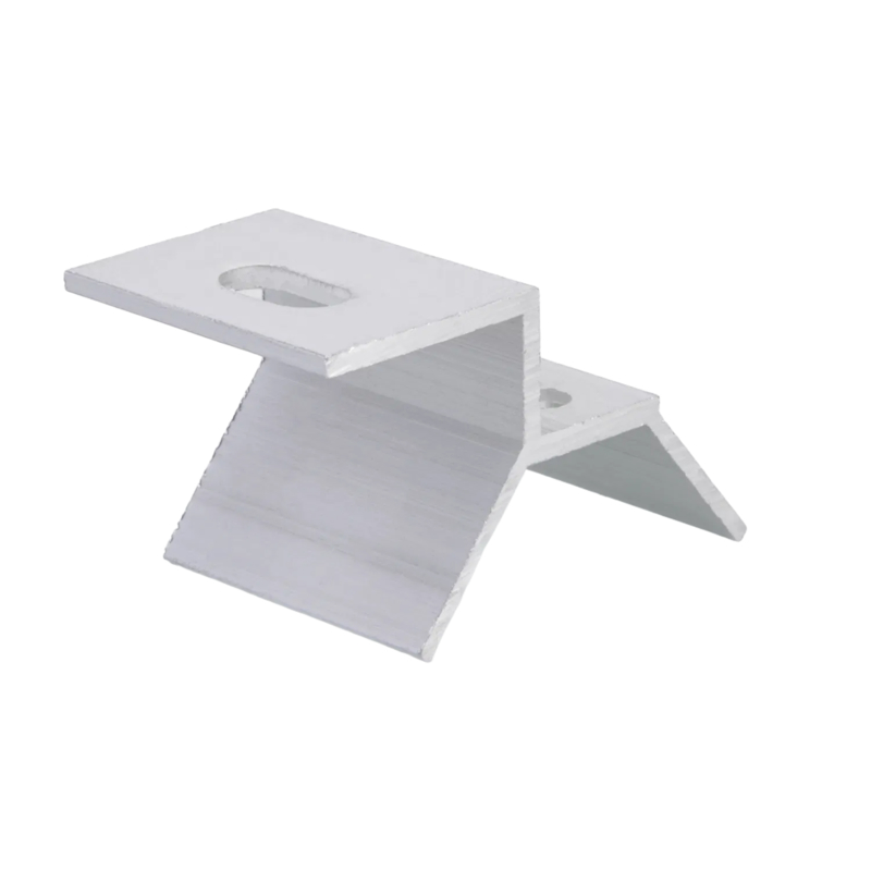 Алюминиевый сплав зажим с двойными болтами и зубчатым захватом для виброустойчивого структурного крепления для солнечной крыши