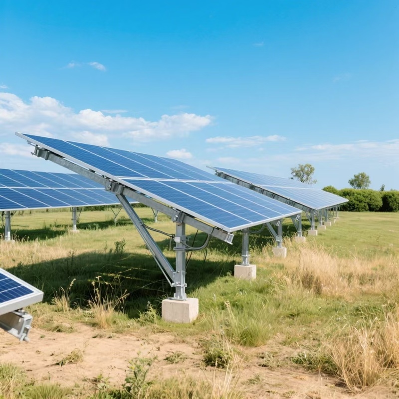 Фотоэлектрическая наземная установка Структура наземный винт Фундамент Солнечная наземная установка Система для солнечной электростанции