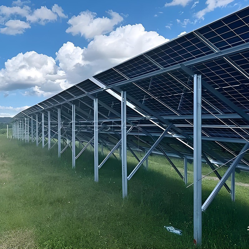 Фотоэлектрическая наземная установка Структура наземный винт Фундамент Солнечная наземная установка Система для солнечной электростанции
