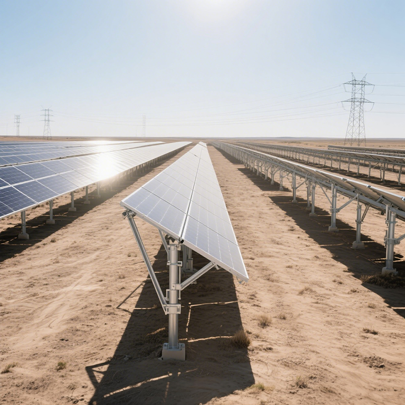 Воздухоустойчивые солнечные кронштейны для установки на свободной земле - устойчивые к ветру и коррозии, устойчивые к снежной нагрузке