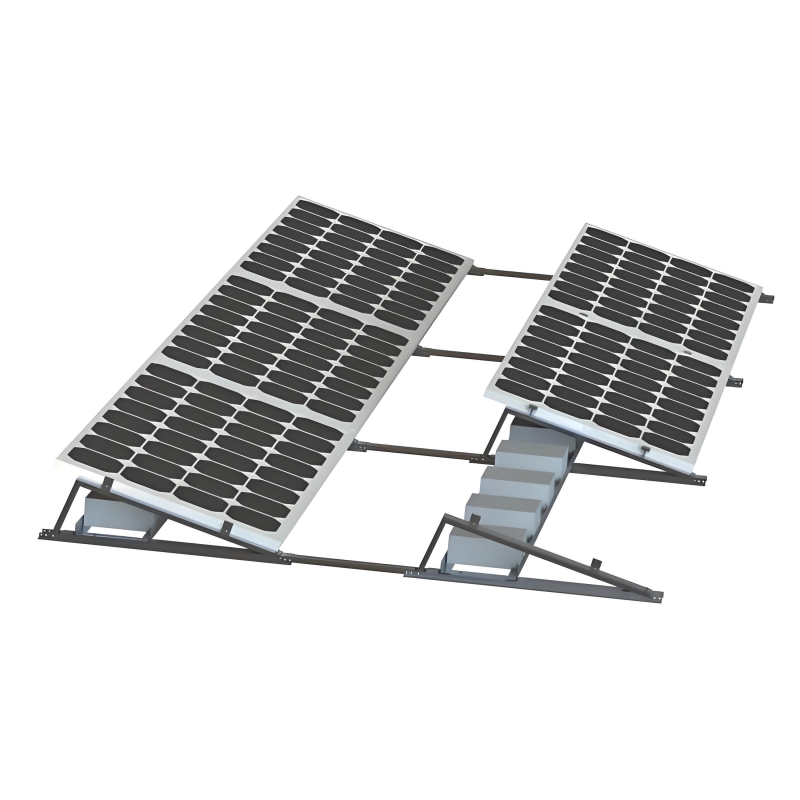 Aluminum Alloy Solar Panel Mounting Brackets for and Durability Anodized Surface for Long Service Life 10- and 25-Year Service Life