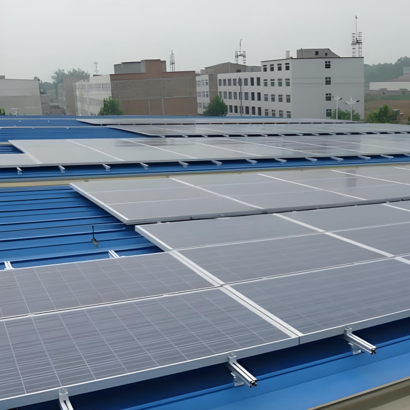 Крепления для солнечных панелей на фальцевую кровлю из оцинкованной стали, антикоррозийные, настраиваемые, быстрая установка