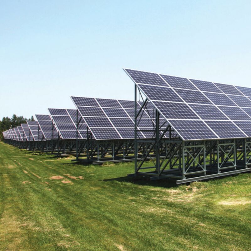 Наземные солнечные кронштейны с экструдированными алюминиевыми рельсами поддержки и регулируемыми ногами крепления для точного выравнивания